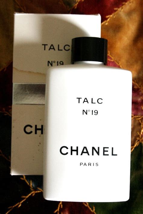 chanel no 19 talcum powder|chanel after bath body powder.